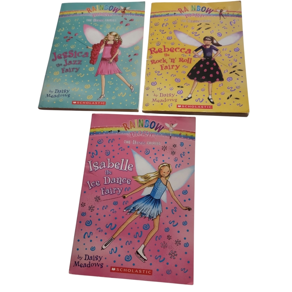 (3) Rainbow Magic Books The Dance Fairies Scholastic
